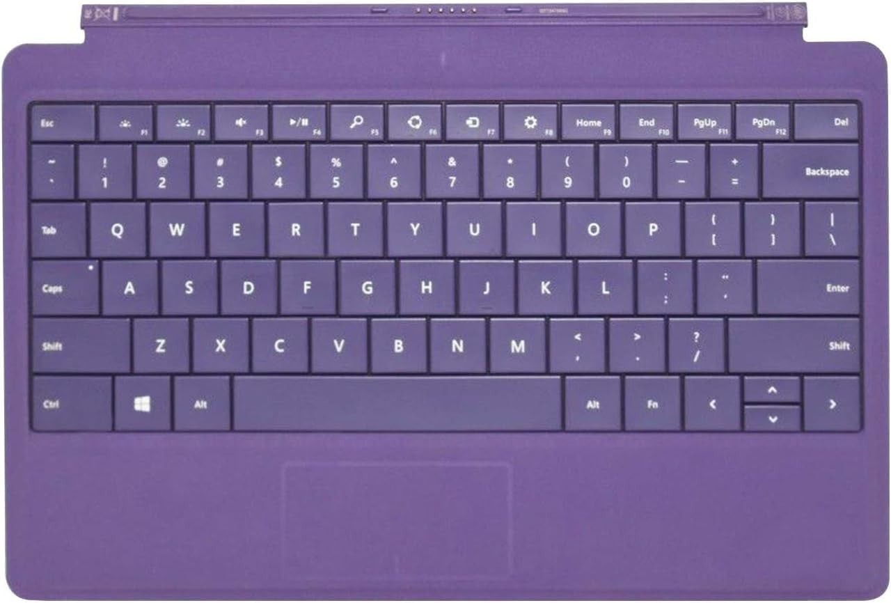 Microsoft Surface RT / 2 / Pro 1 / Pro 2 Type Cover 2 Keyboard 1561 Purple