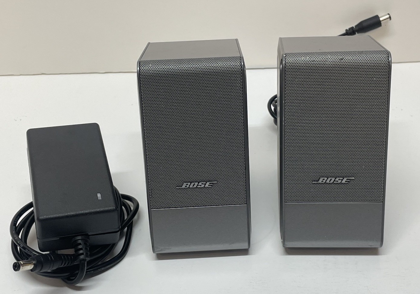 Bose Computer Music Monitor MusicMonitor Speakers Silver TESTED WORKING