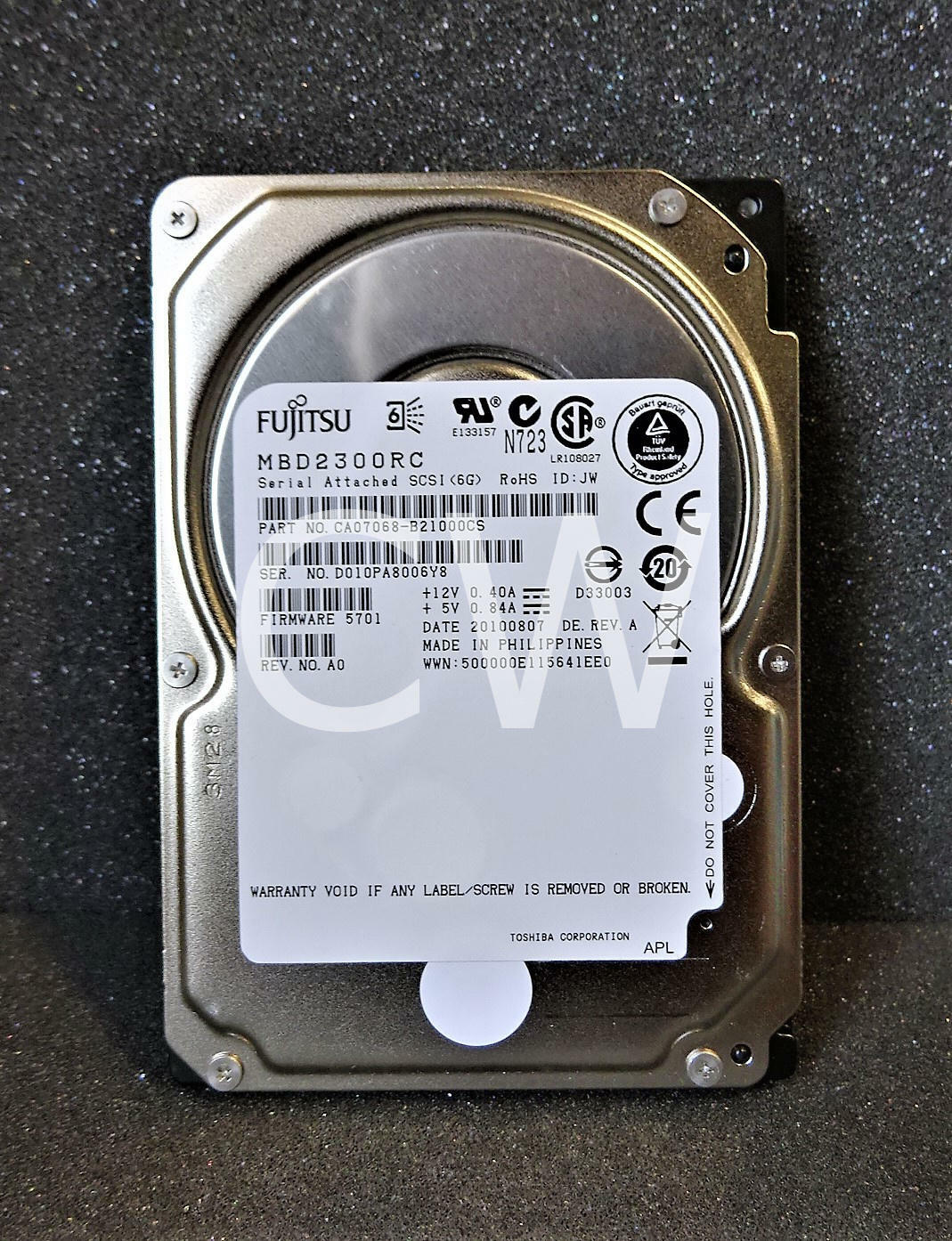 MBD2300RC Fujitsu ENTERPRISE 300GB 10000RPM 6Gbps 2.5" SFF SAS HDD Hard Drive