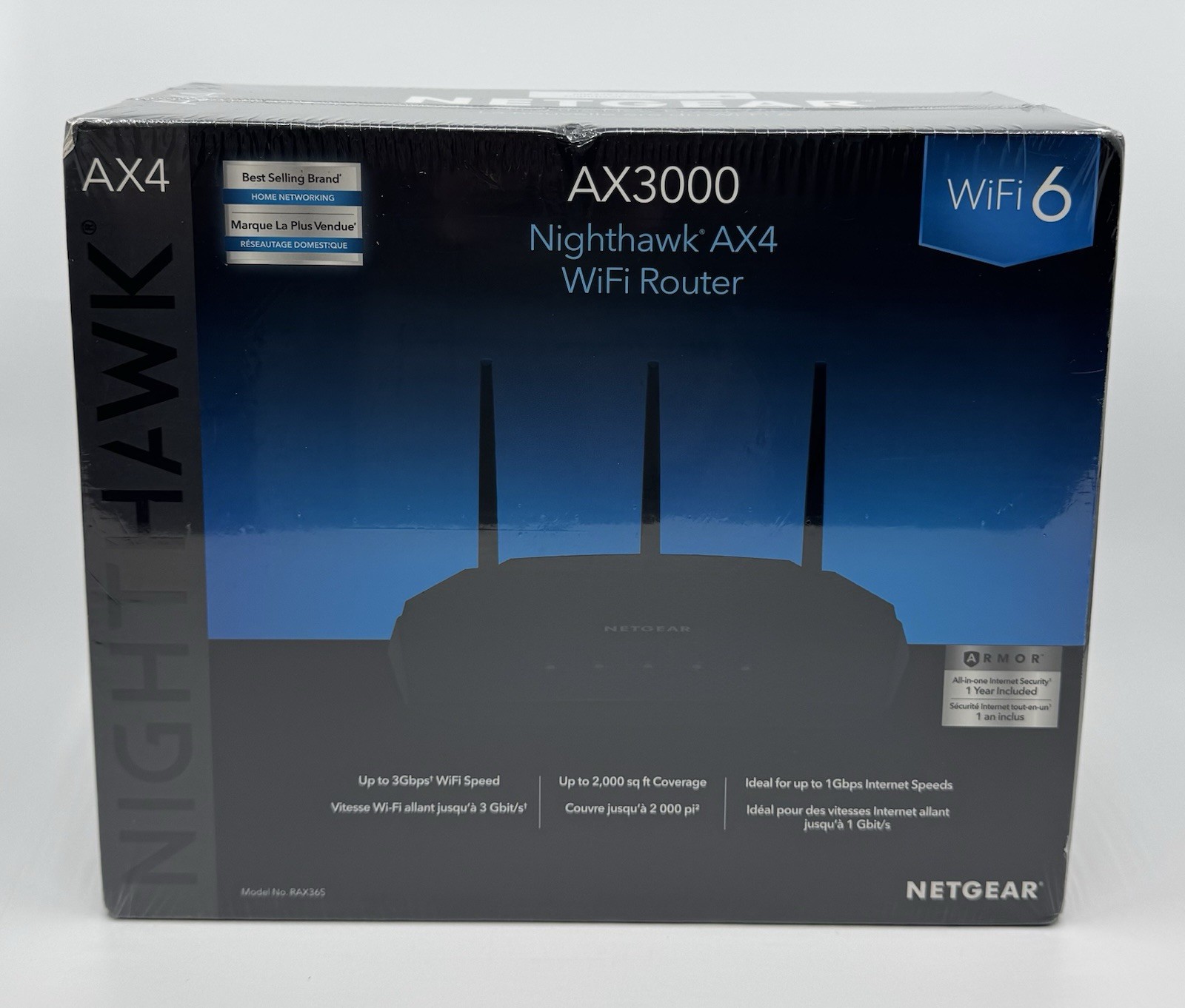 New NETGEAR Nighthawk RAX36S AX3000 WiFi 6 Dual-Band Wireless Router SEALED NEW