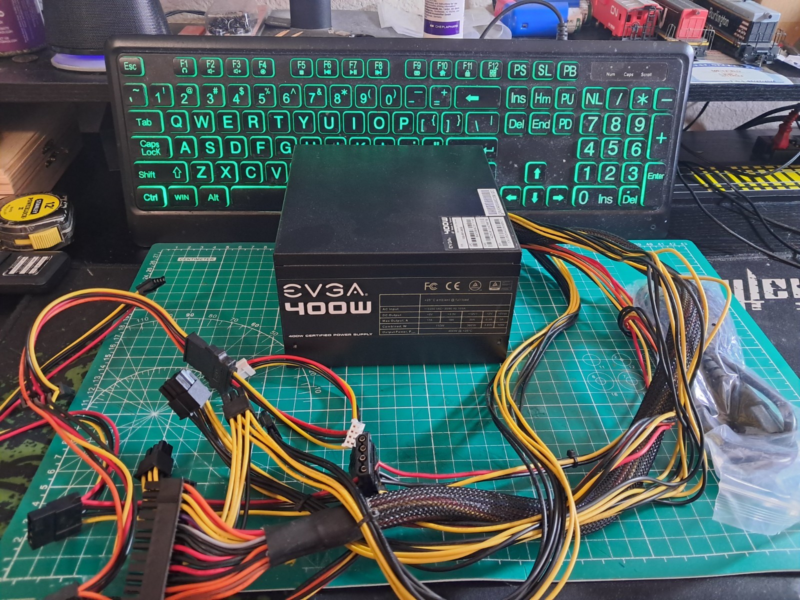 EVGA 100N10400L1 400W Power Supply With Power Cable