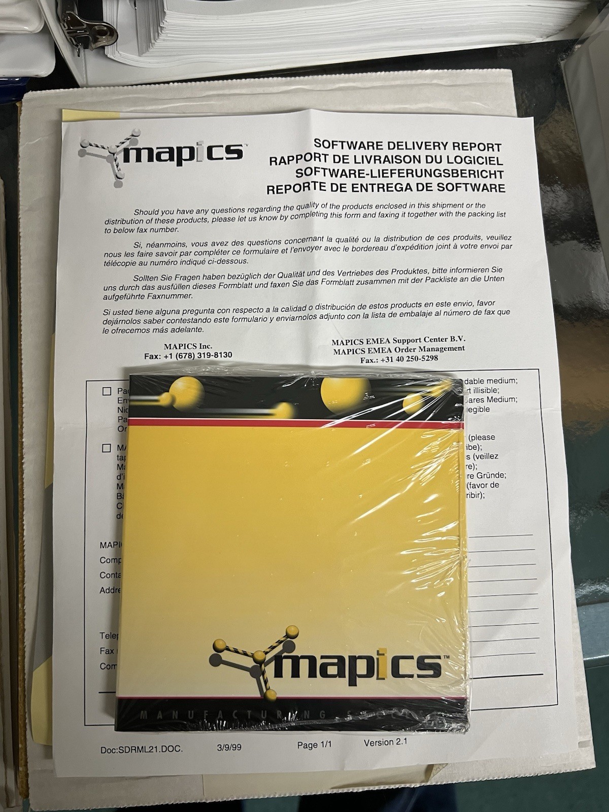 MAPICS XA AS/400 Software CD Lot SEALED ERP Vintage IBM i Enterprise Discs