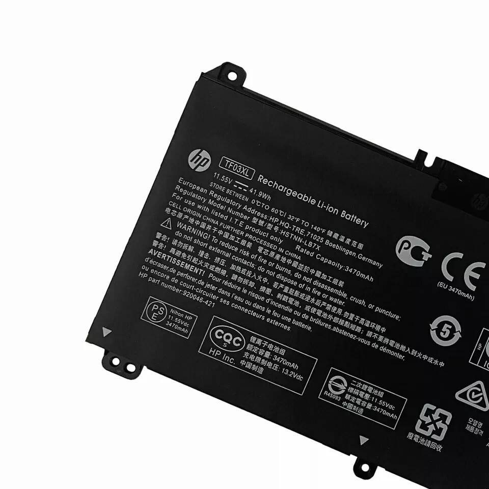New Genuine TF03XL 41.9Wh Portable Battery for HP Pavilion 15-CD,15-CC Series