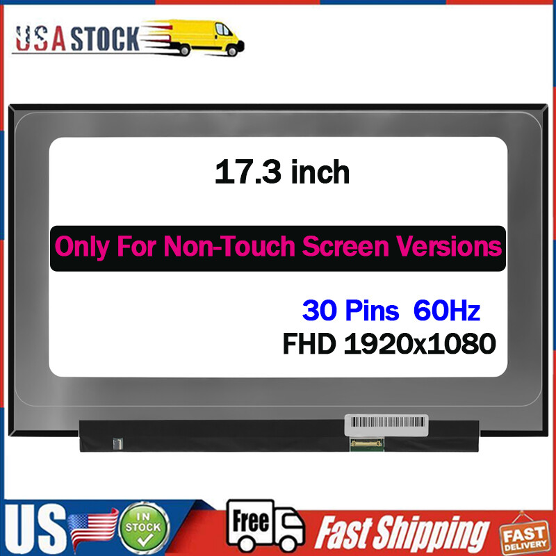 for HP 17-cp0013dx M50442-001 Screen Replacement 17.3" FHD 1920x1080 30pins 60Hz