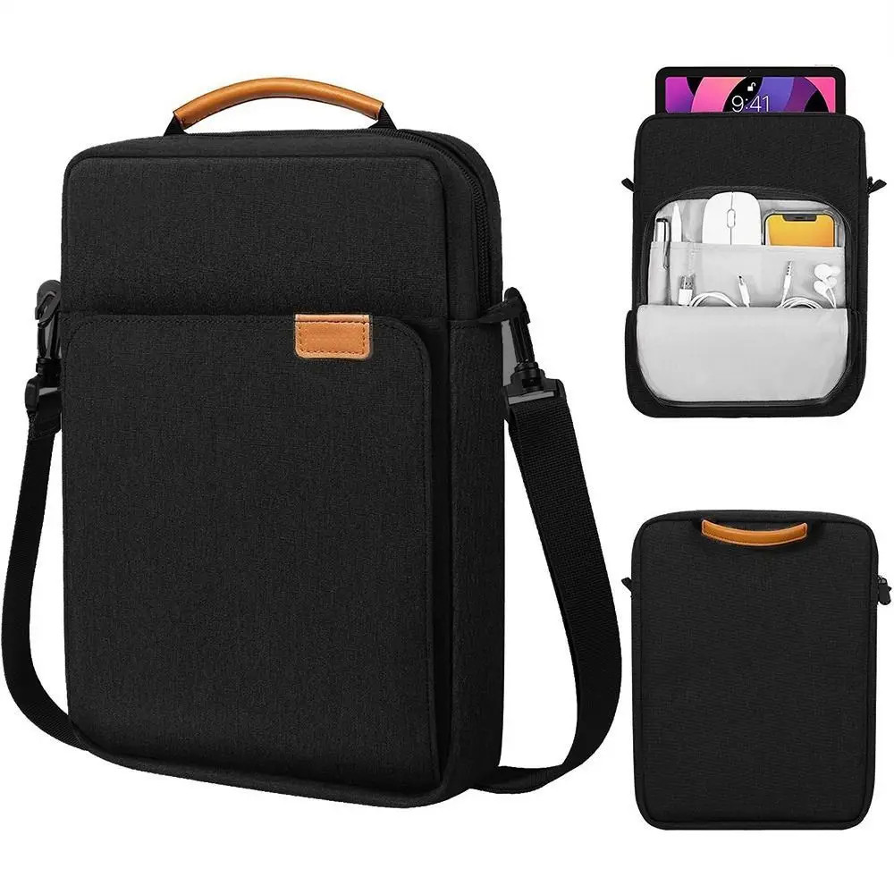 9-13.3 Inch Tablet Sleeve Case Concealed Hand Strap Universal Shockproof Bag