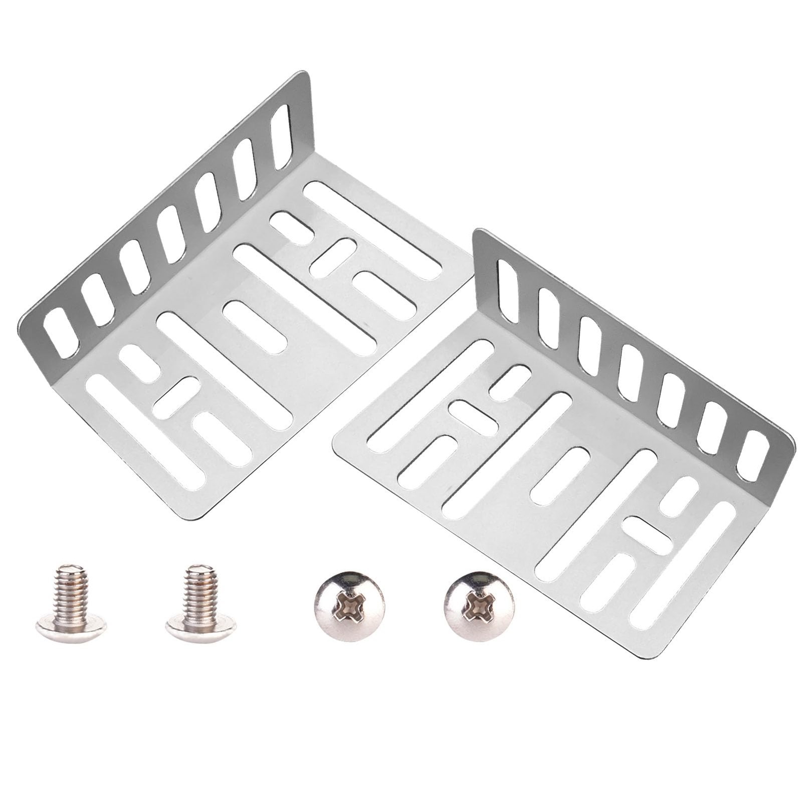 Double DIN Installation Kit, Universal Car Stereo Radio Metal Mounting Bracke...