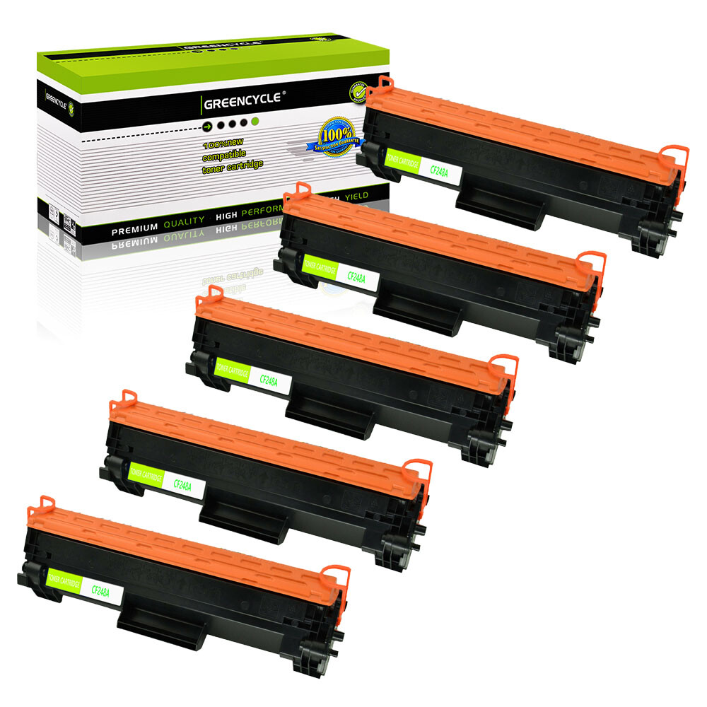 5PK CF248A 48A Toner Cartridge Compatible for HP LaserJet Pro MFP M28a M28w M15w