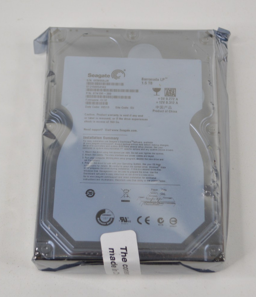 Seagate 1.5TB Sata HDD ST31500541AS 9TN15R-300 CC32 6XW NEW IN BAG