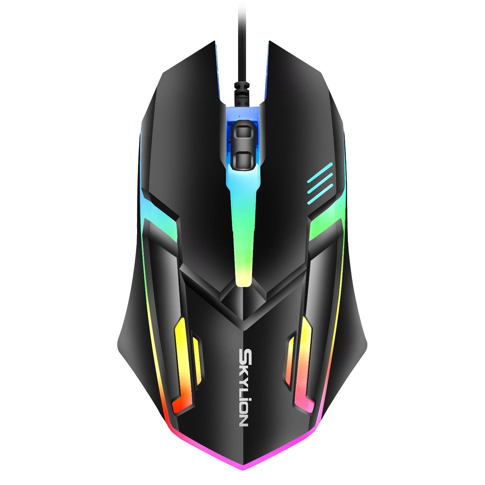 RGB Wired Gaming Mouse USB Ergonomic Optical Mouse for PC Laptop Mac Black