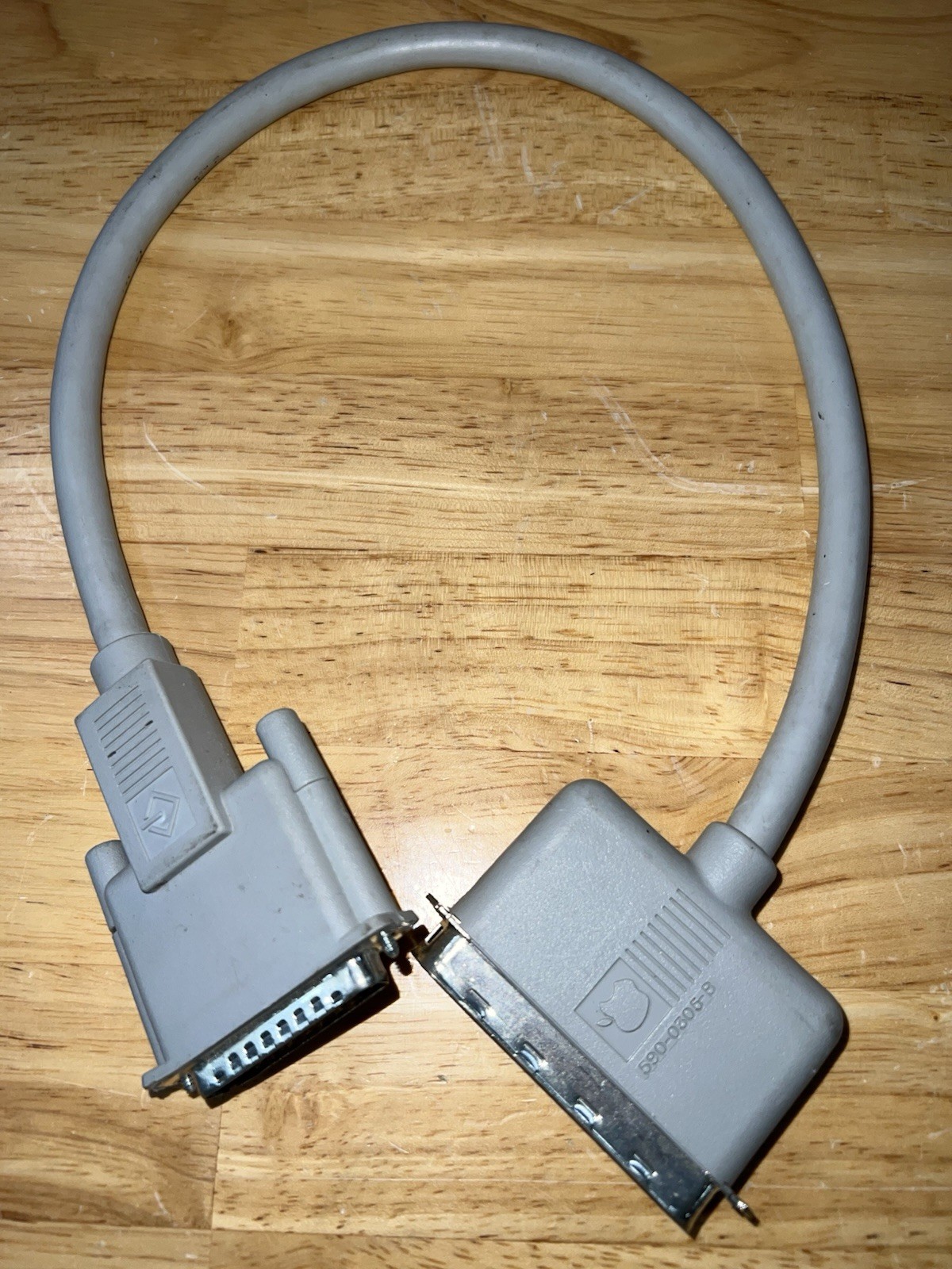 Apple Printer SCSI Cable 25-Pin to 50-Pin 590-0305-B Mac Plus, etc.