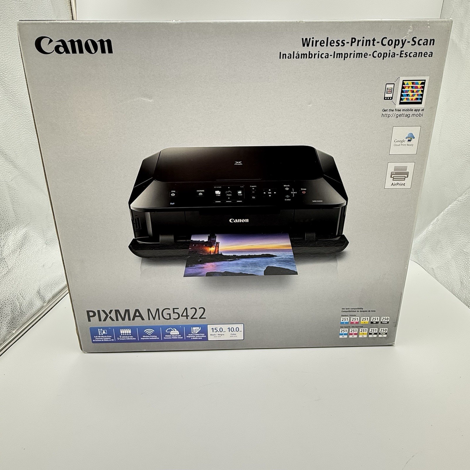 Canon PIXMA MG5422 Wireless All-in-One Photo Printer