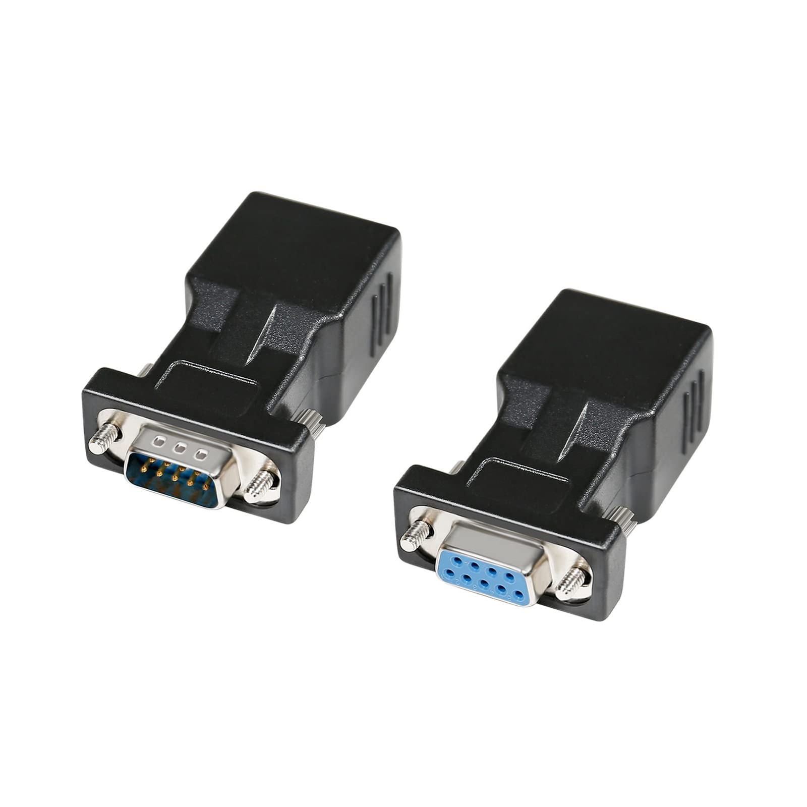 DTECH RS232 DB9 to RJ45 Serial Adapter DB-9 Female/Male to RJ-45 Female Ether...
