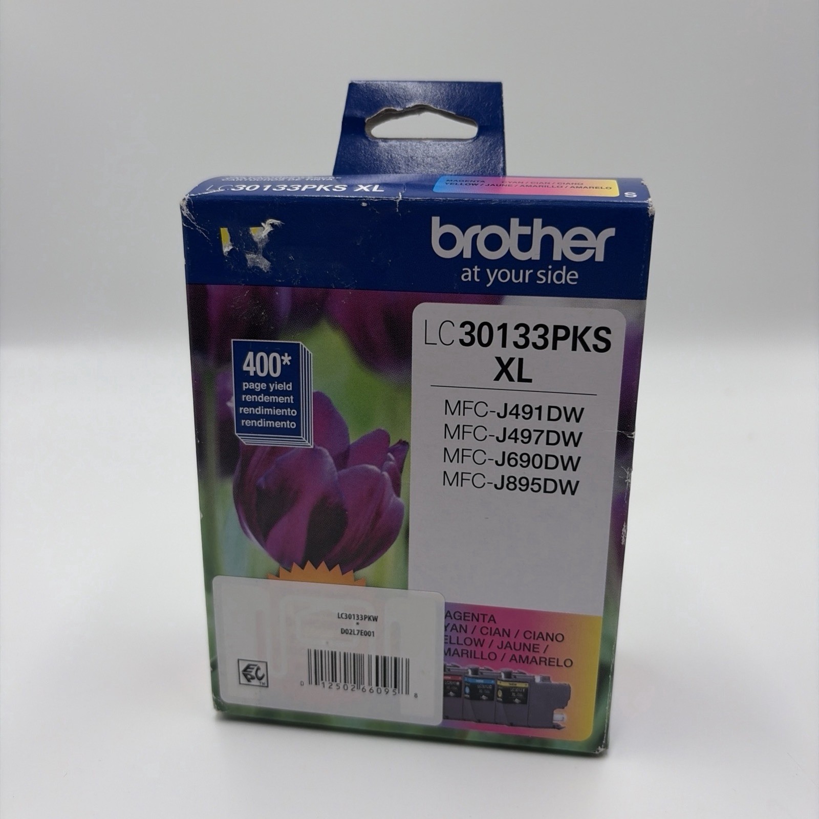 GENUINE BROTHER LC30133PKS XL High Yield Color Ink Cartridges EXP 5/2027