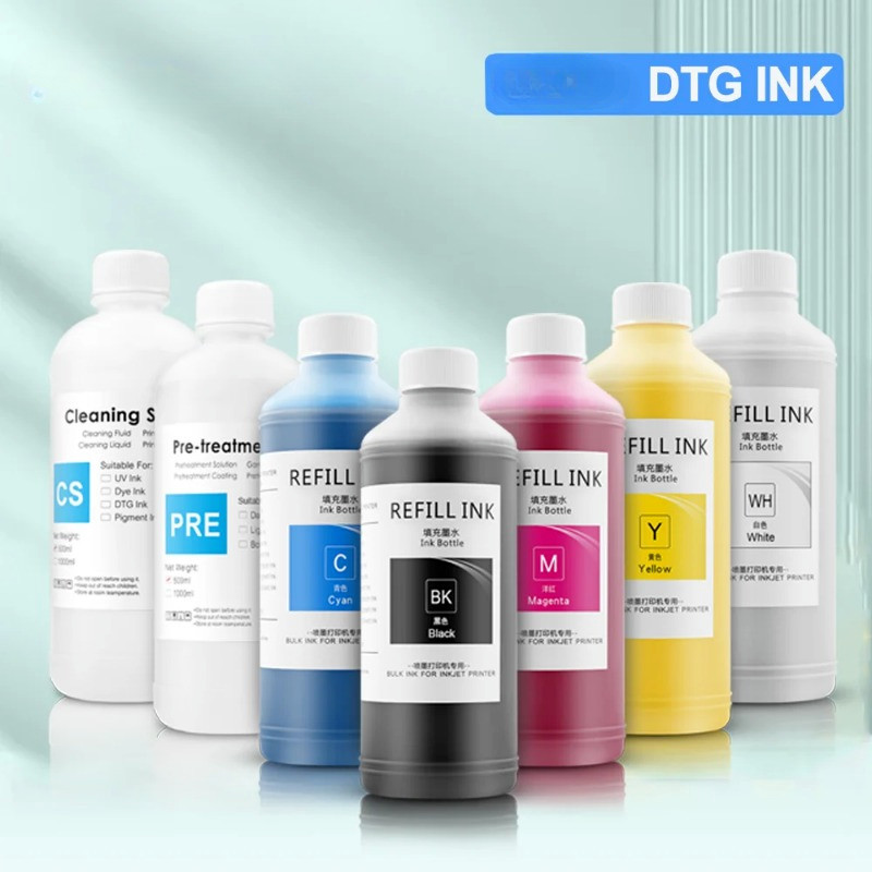 1000ml DTG Ink For DX5 DX6 DX7 TX800 I3200 L1800 R1900 R3000 9600 F2000 F2100
