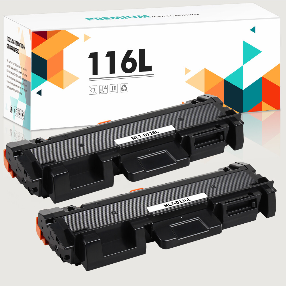 2Pack MLT-D116L Toner Fit For Samsung 116L Xpress M2625D M2825DW M2825FD M2875FW