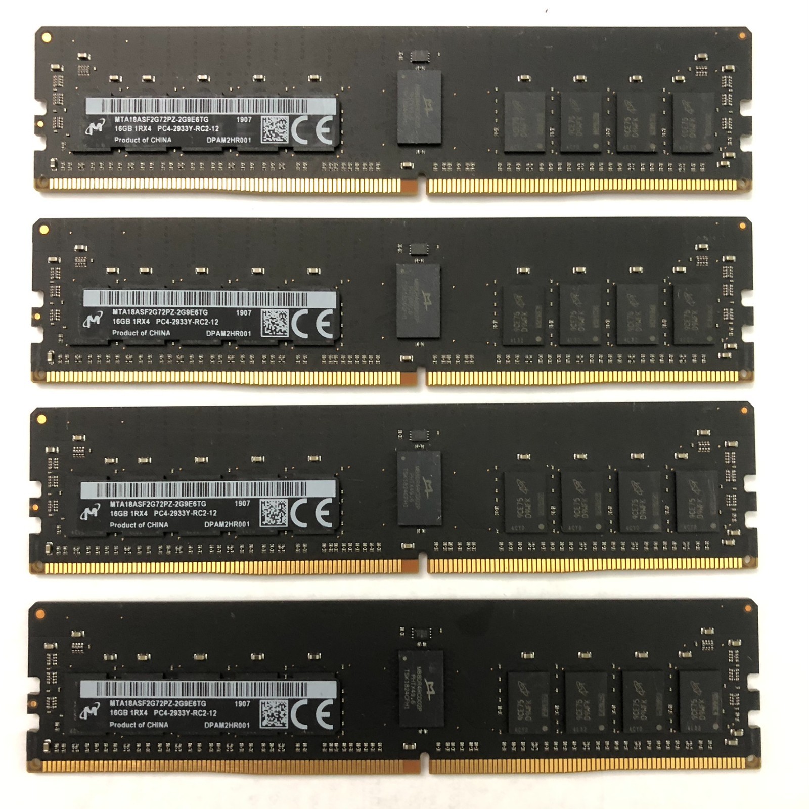 Micron 64GB (4x16GB)  1Rx4 PC4-2933Y DDR4 RDIMM