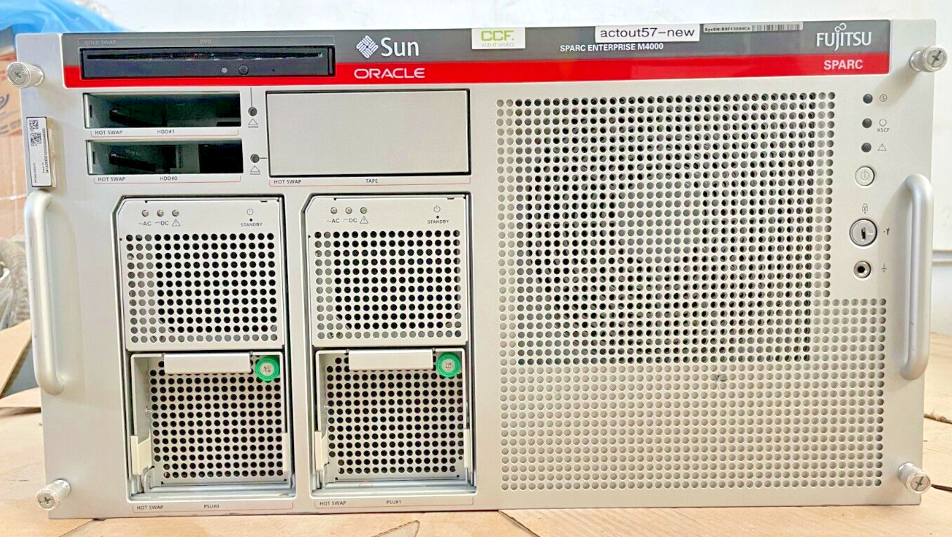 Sun Oracle M4000 SERVER