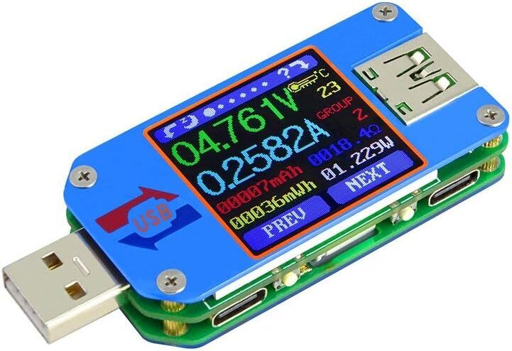 UM25C USB Test Meter VOLT AMP Bluetooth Battery Power Supply Tester Multimeter 