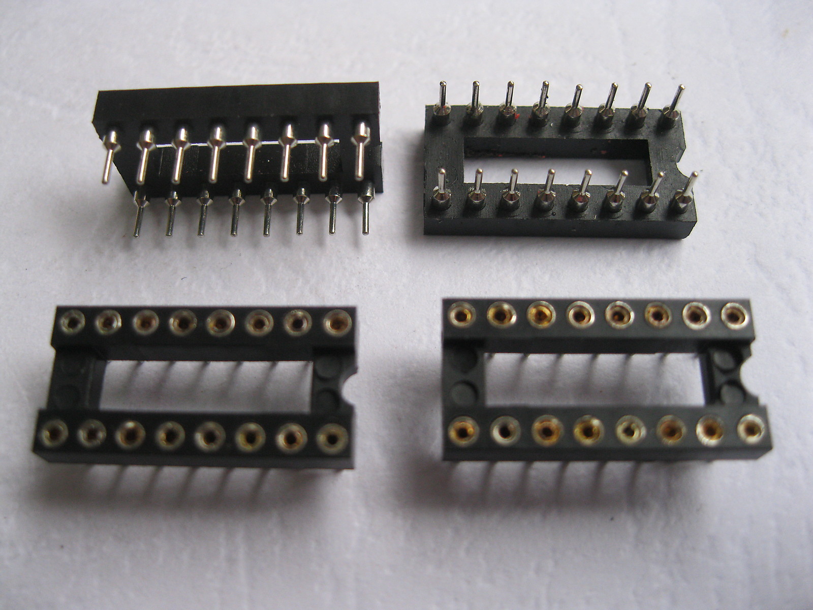 30 pcs IC Socket Adapter 16 pin Round DIP High Quality X=7.62mm New