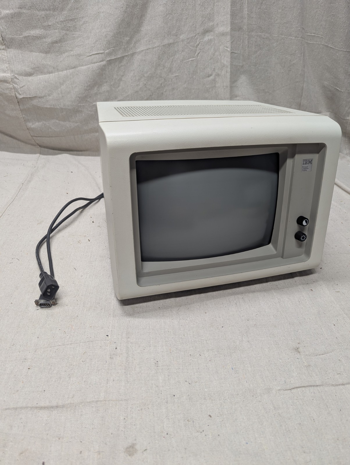 Vintage IBM 5151 Monochrome computer Monitor Untested Estate Find 1980's RARE 