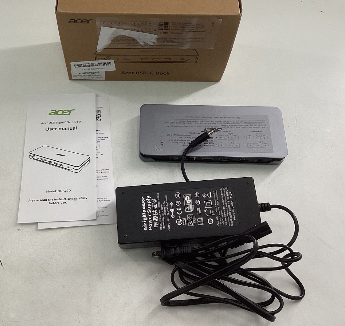 Acer USB-C Dock Model:ODK370 13 In 1 Docking Station