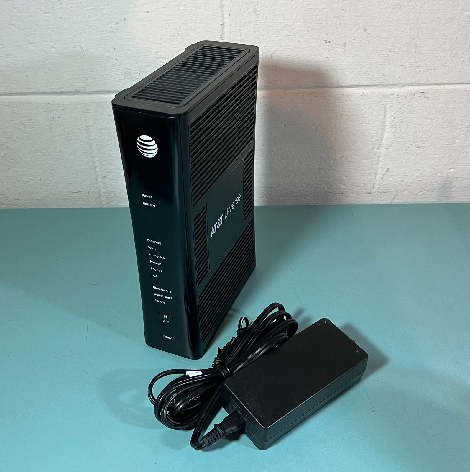 AT&T U-verse Pace 5268AC WPS Internet Wireless Modem Router with AC Adapter