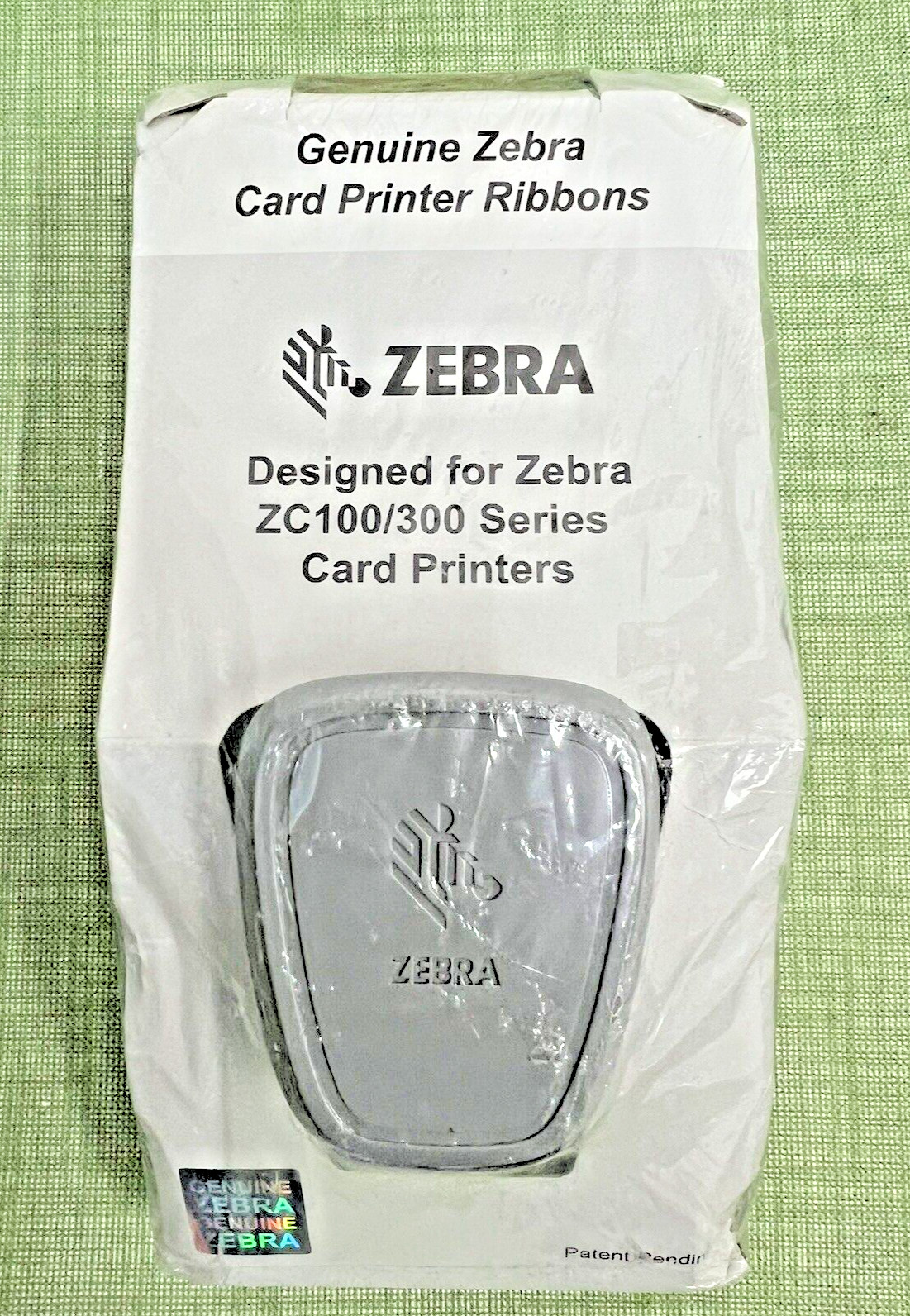 NEW Genuine Zebra 800300-303 Ribbon, Mono -Black, 1500 Images, ZC100/300/350
