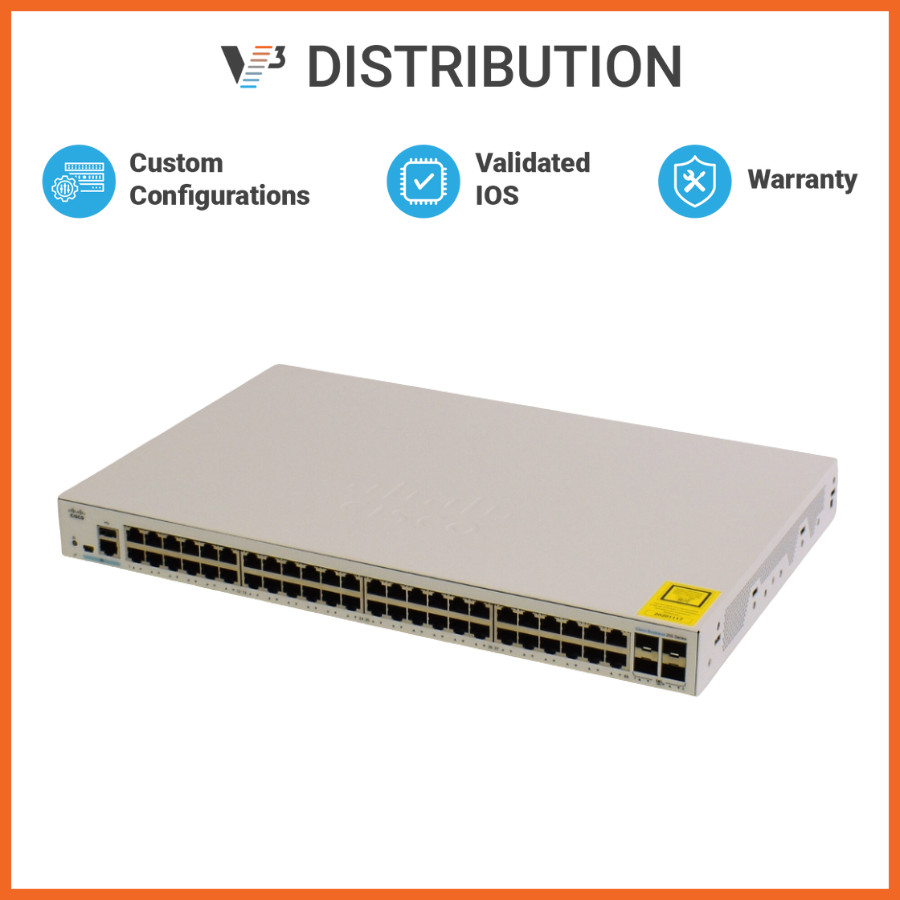 Cisco CBS250 | SMART 48-PORT GE | 4X10G SFP+ | CBS250-48T-4X