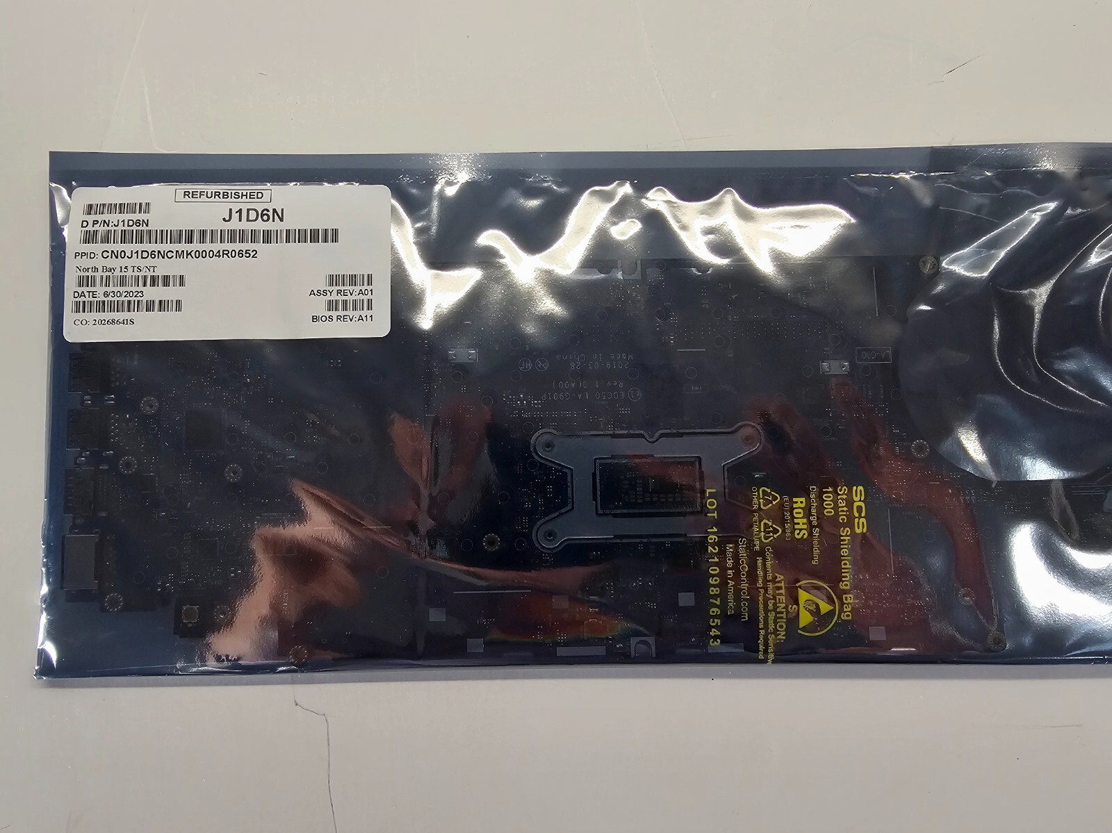 Dell OEM Latitude 5500 Motherboard i7 CPU - Sealed - From Dell