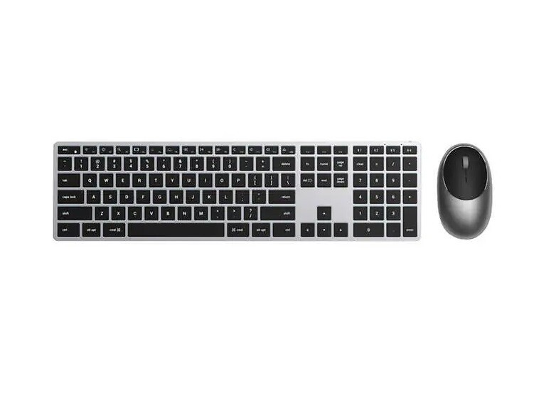 Satechi Slim X3 Bluetooth Backlit Keyboard M1 Wireless Mouse Bundle