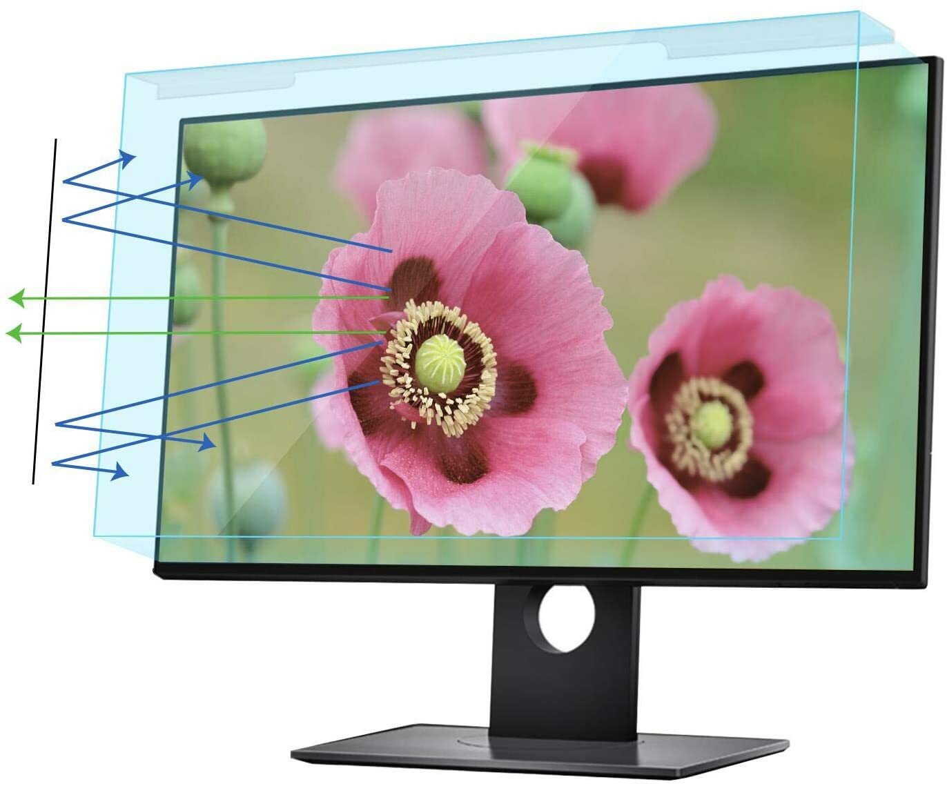 21-27 inch Computer Blue Light Blocking Screen Protector LED Monitor Filter Film