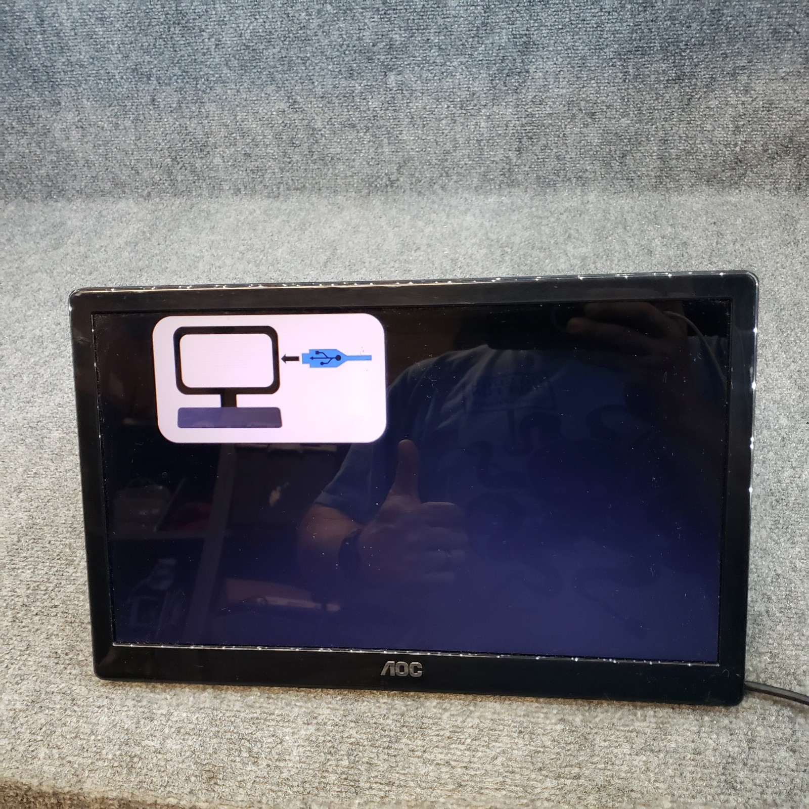 AOC E1659F 15.6 inch Widescreen LED Monitor 156LM00005 E1659Fwu