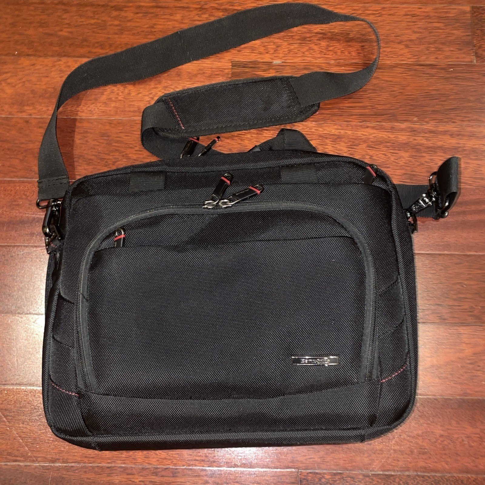 Samsonite Xenon 2 Laptop Portfolio Bag Carrying Case, Black Polyester 63918-1041