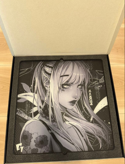 GLSSWRKS Kazemi Premium Glass Mousepad Dark Limited Edition From Japan
