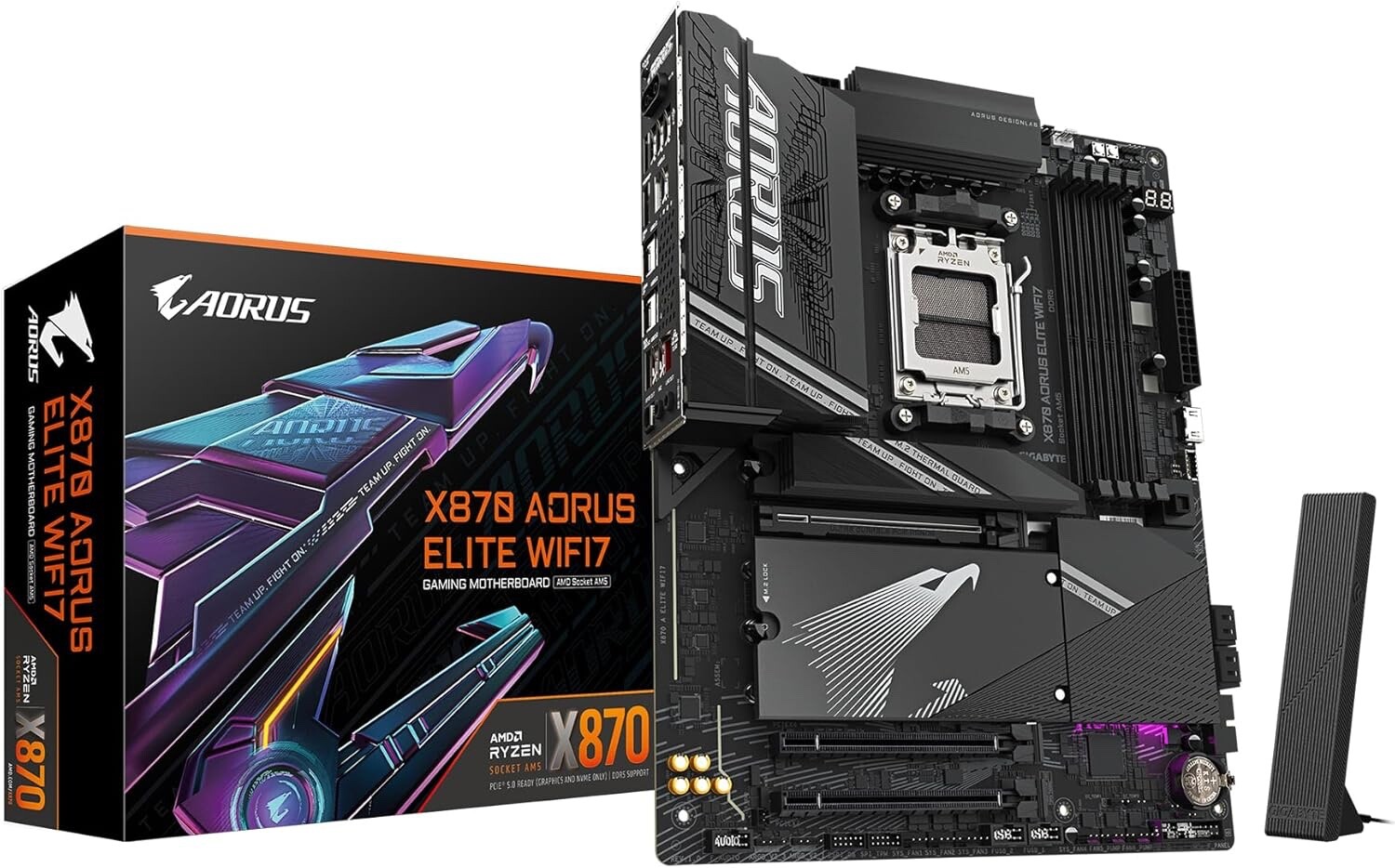 Gigabyte X870 AORUS Elite WIFI7 AMD AM5 LGA 1718 Motherboard New