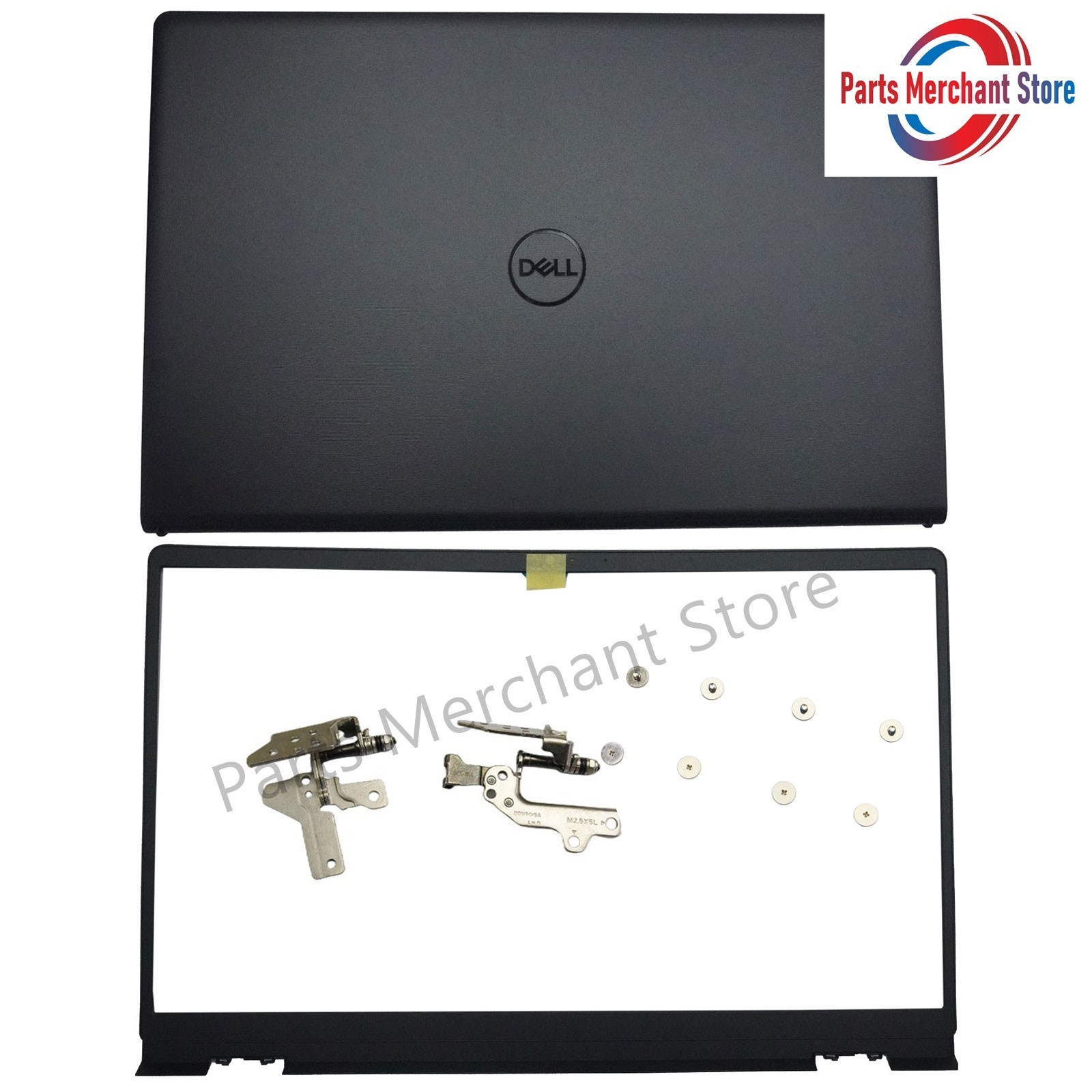 New Dell Vostro 15 3510 3520 3525 Black LCD Back Cover Lid Bezel Hinges DWRH US