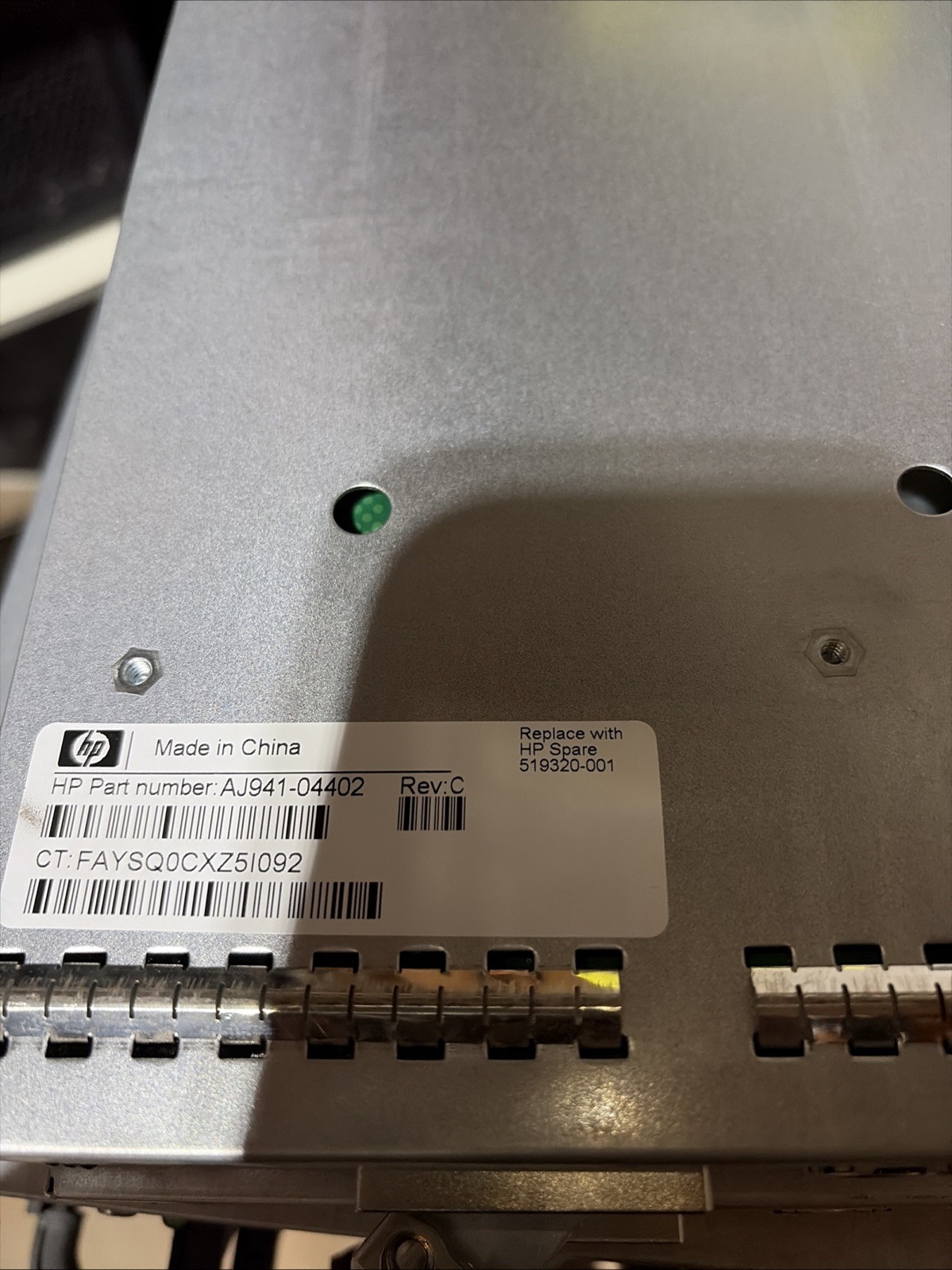 Genuine HP StorageWorks D2700 Enclosure I/O Module AJ941-04402 519320-001
