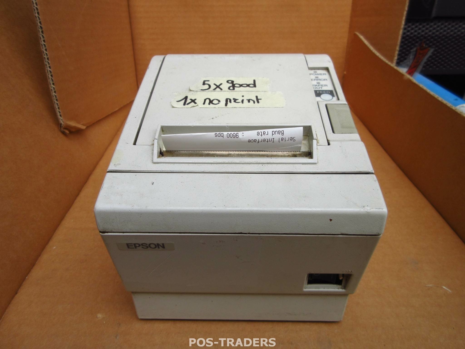 EPSON TM-T88II M129B SERIAL 80mm Thermal Ticket Receipt POS Printer TESTED +PSU