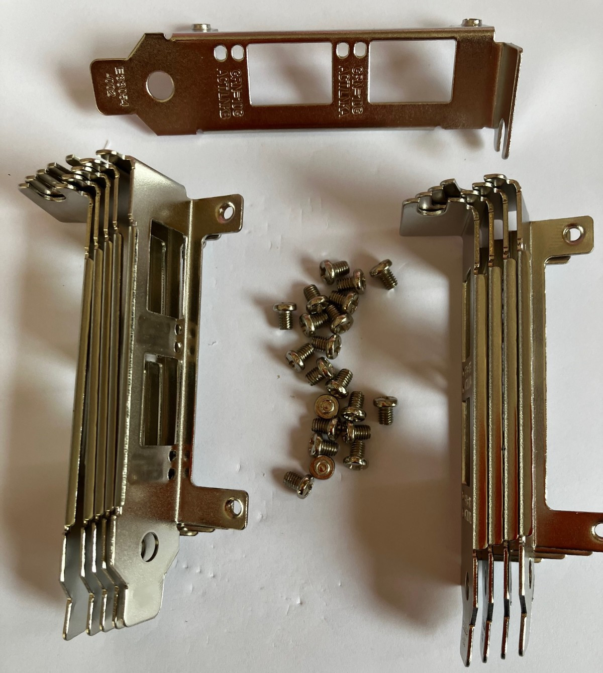 10 PCS Low Short Bracket Screw Intel X520-DA2 X520 X710-DA2 X710 E10G42BTDA Lot