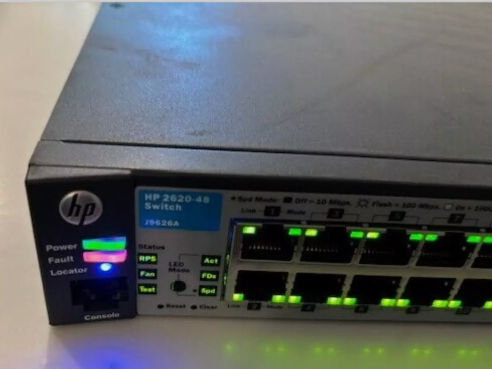 HP J9626A ProCurve 48-Port Stackable Ethernet Sw-48-PoE+ 48-Port Tested