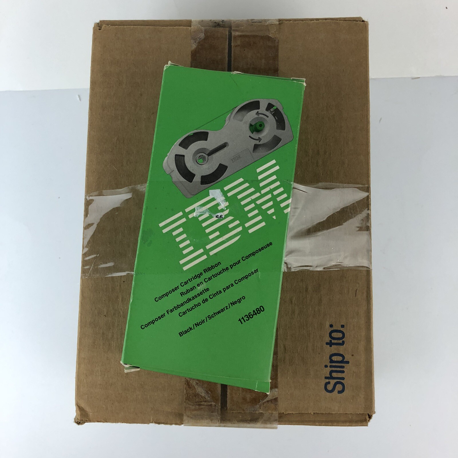 IBM 1136480 Black Composer Cartridge Typewriter Ribbon From Sealed HG4