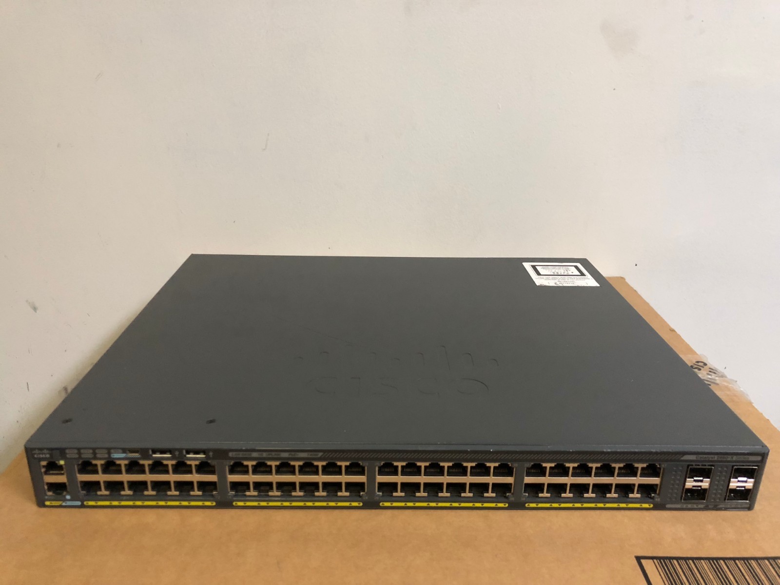 CISCO WS-C2960X-48FPS-L 48-Port Gigabit POE+ Switch ios-15.2 740W 2960X-48FPS-L
