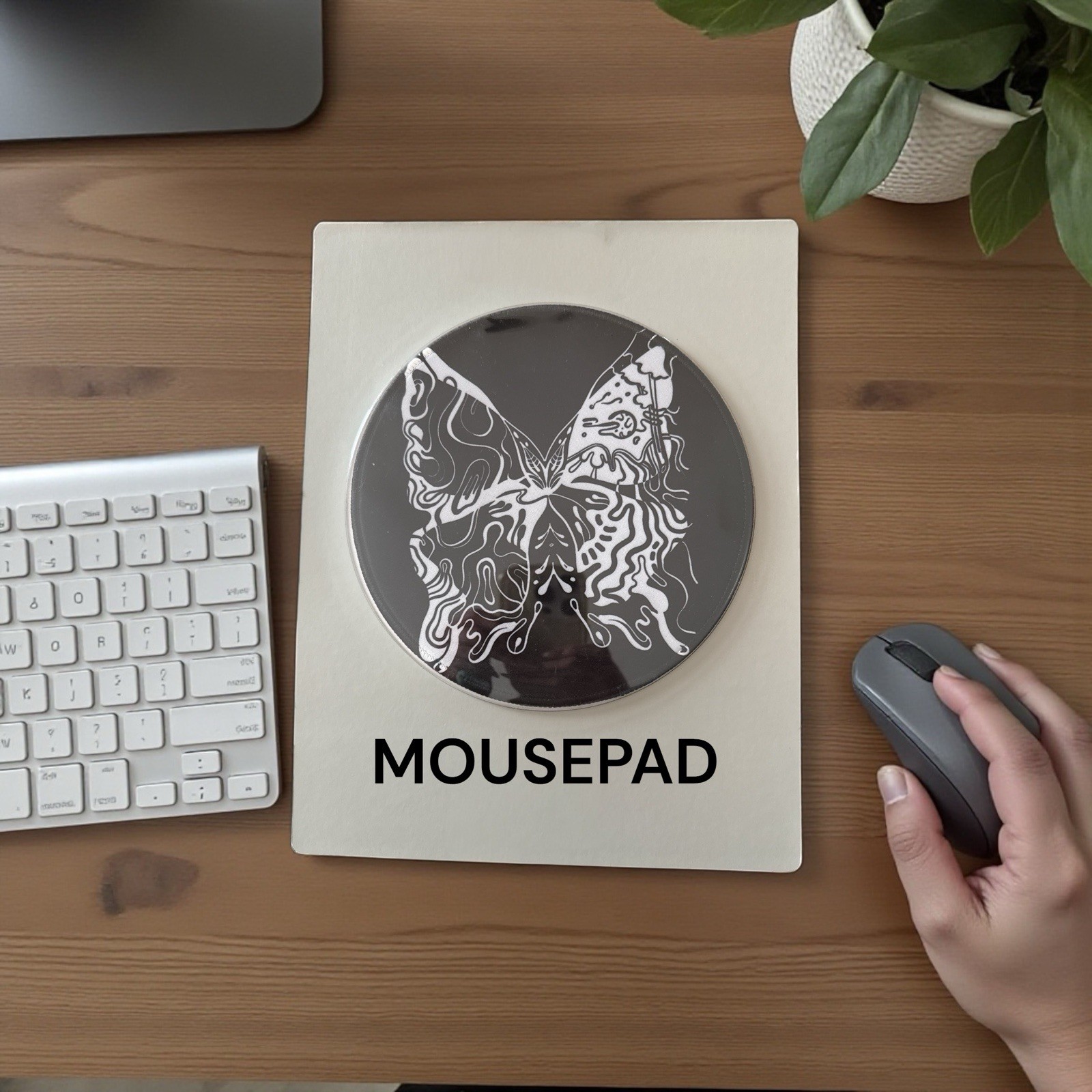 🦋 Heyday Butterfly Mousepad – Modern Minimalist Design 2-Pack SEALED Separately