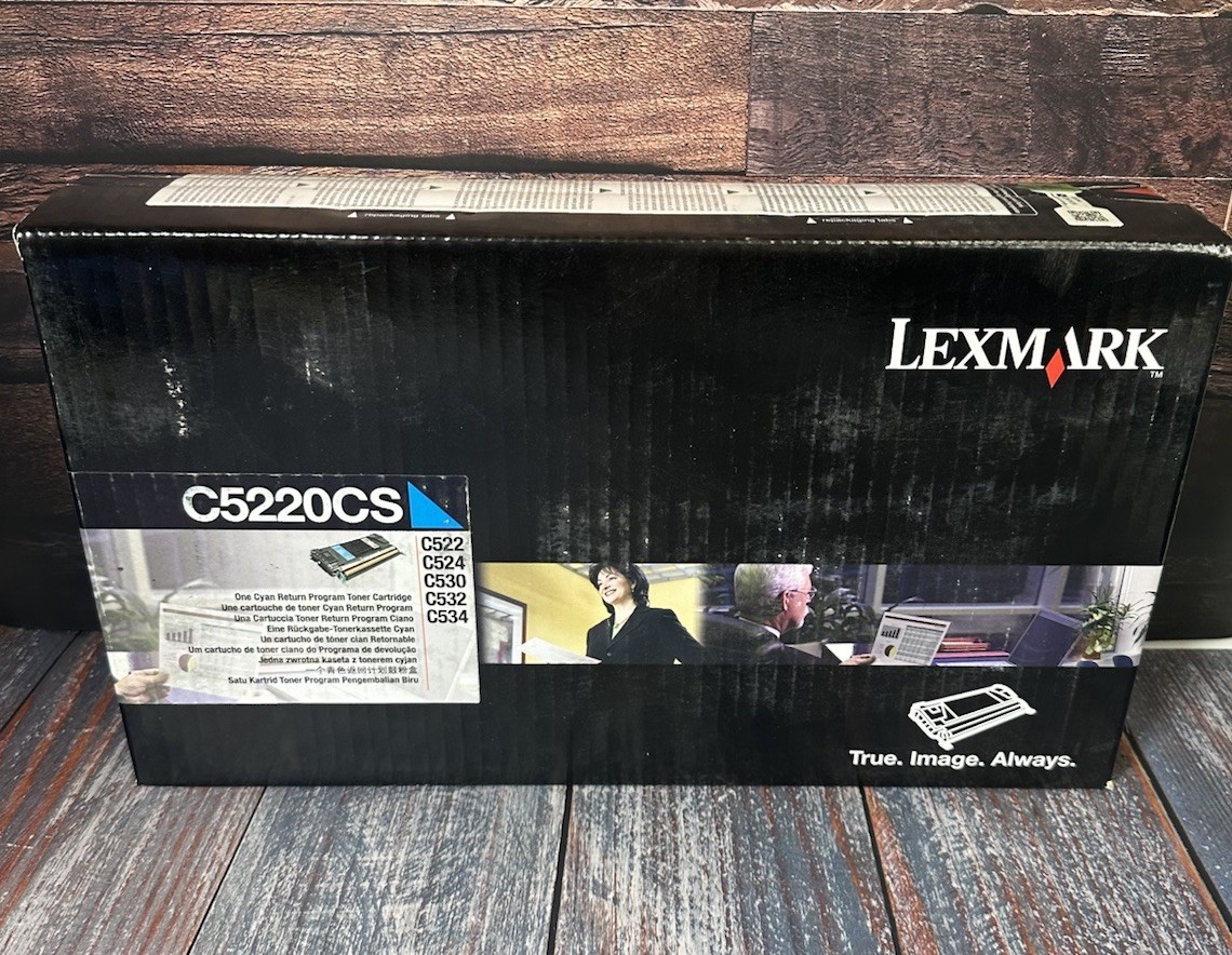 Lexmark C5220CS Cyan Toner Cartridge C522 C524 C530 C532 C534 Open Box