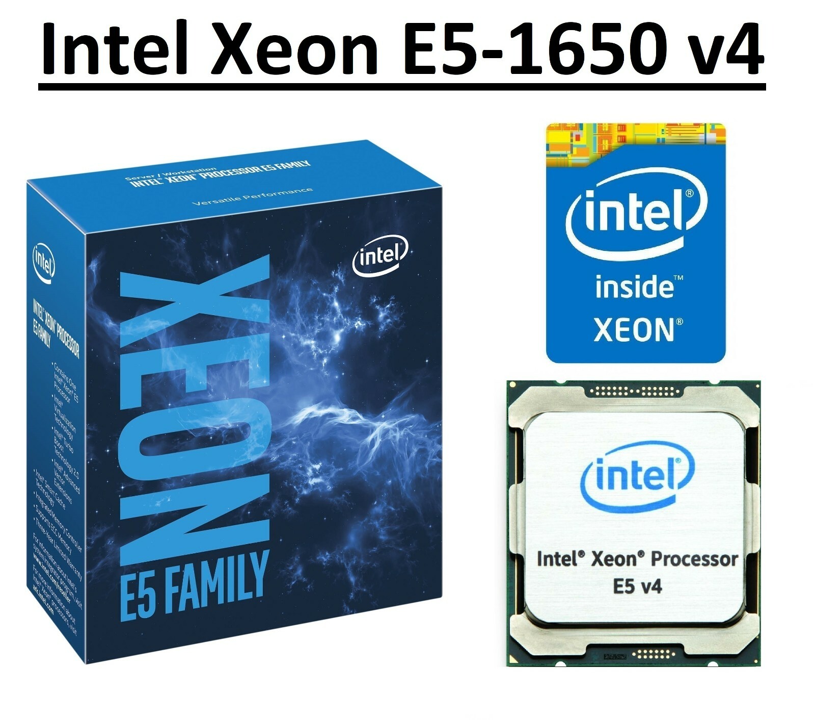 Intel Xeon E5-1650 v4 SR2P7 3.6 - 4.0GHz, 15MB, 6 Core, FCLGA2011-3, 140W CPU