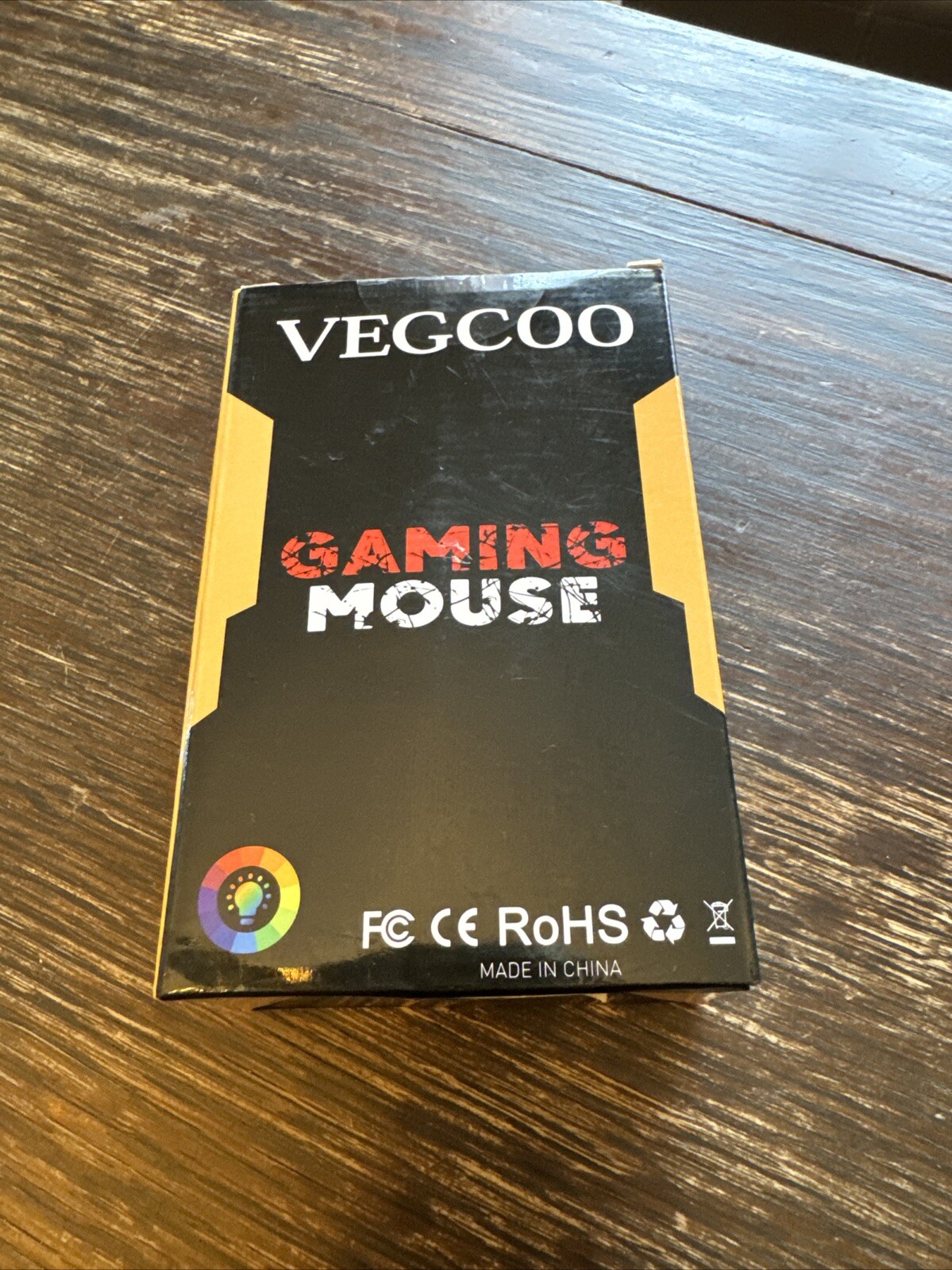 VEGCOO C45 Black Wireless Gaming Mouse Rechargeable CE-JS035-01 New Unopened