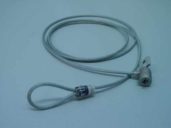 Port Inc NW3350L Noteworthy Laptop Computer Steel Cable Lock with Key 6ft