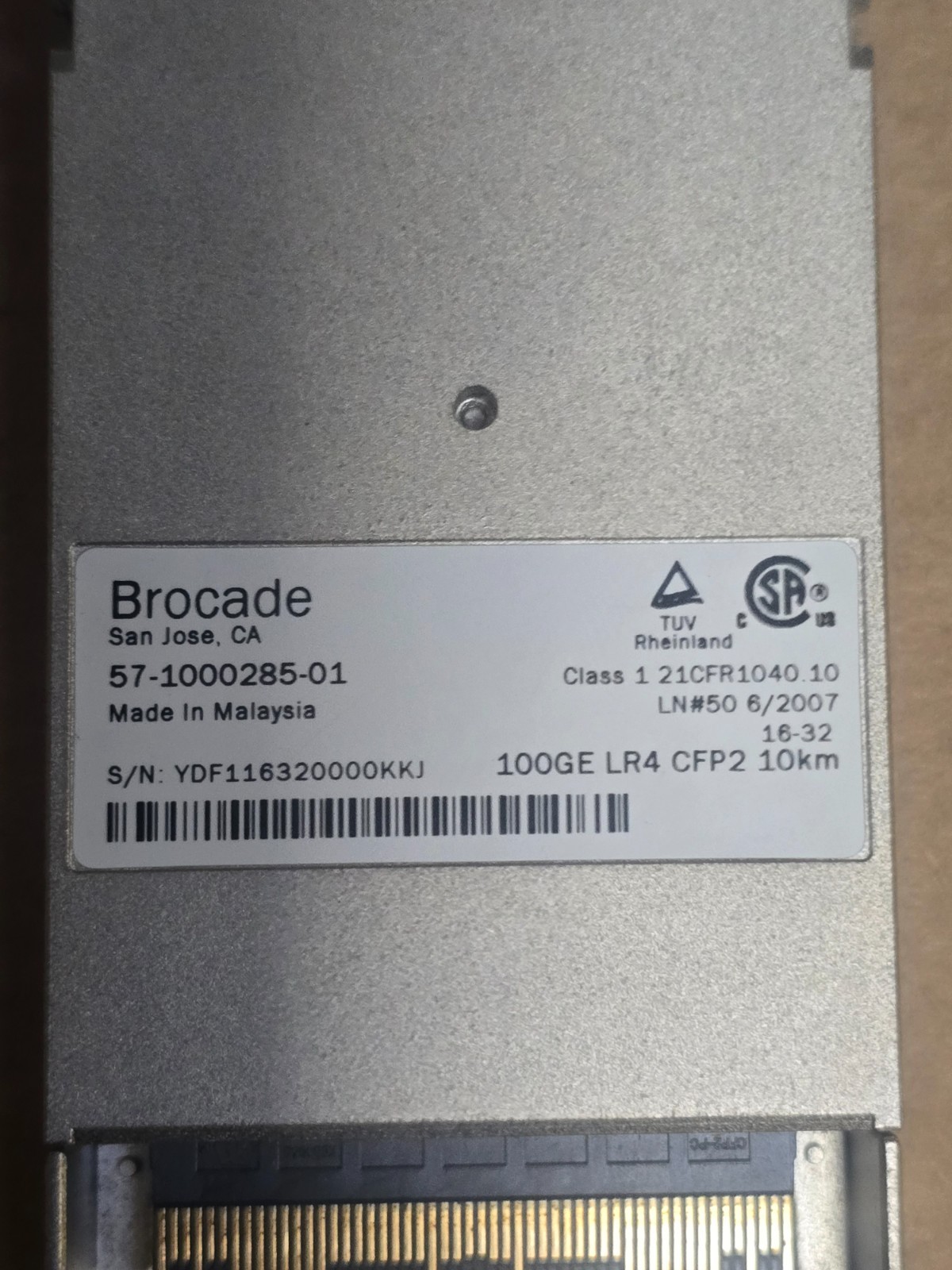 Brocade 100GE LR4 CFP2 10KM 57-100285-01