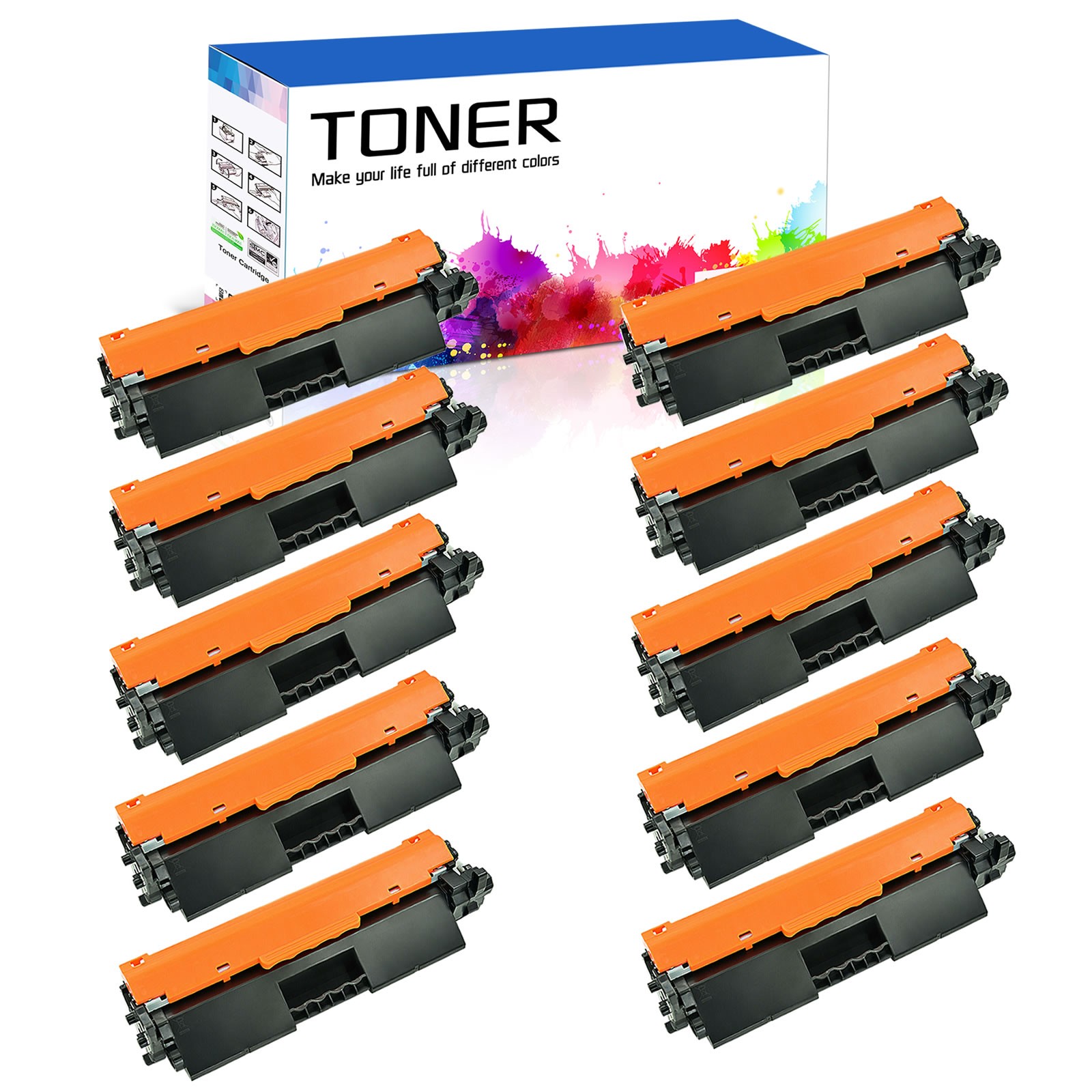 10PK CRG051H 051H Toner Cartridge for Canon ImageCLASS MF267dw MF269dw LBP162dw