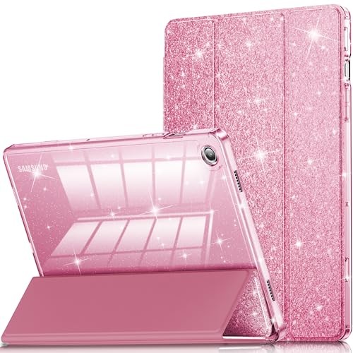 Case for Galaxy Tab A9 Plus 11 Inch 2023 - Glitter Leather, Kickstand